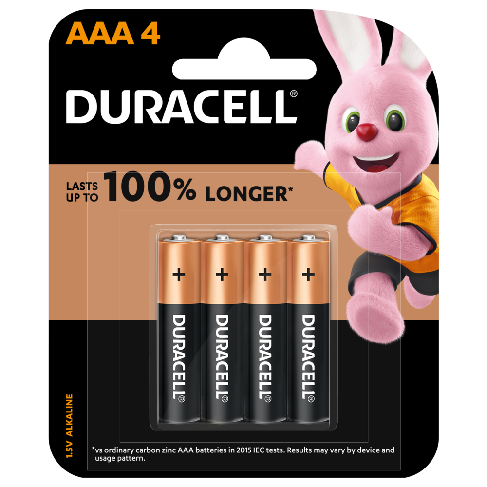 Lithium AAA, 1,5 V, 4 piles