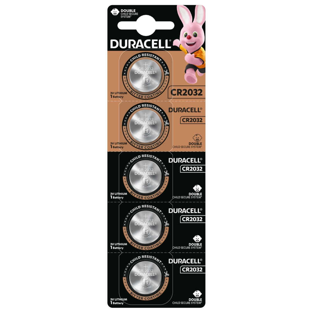  Duracell Specialty 2032 Lithium Coin Battery 3 V, Pack of 4,  with Baby Secure Technology (CR2032) : Everything Else