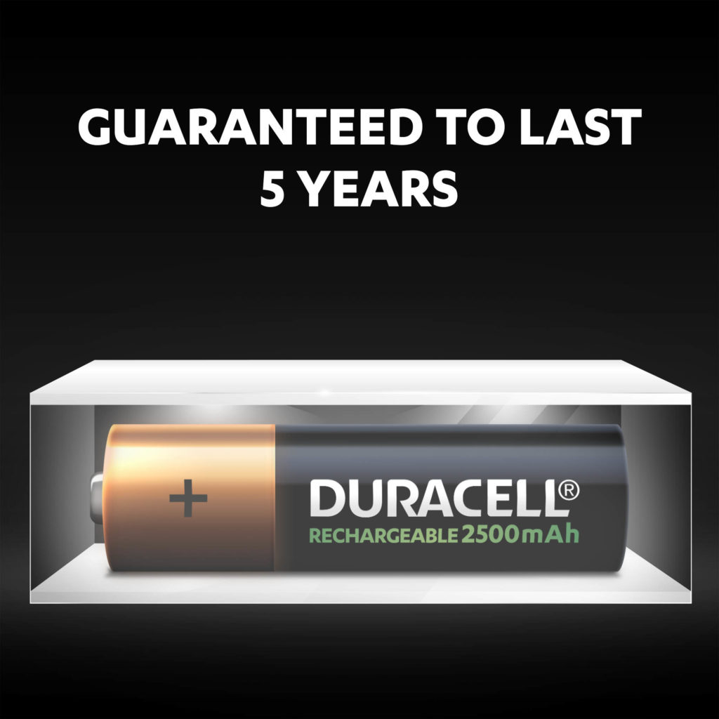 Pile rechargeable Ultra 2500 mAh AA LR6 - Pack de 4 Piles - Duracell 